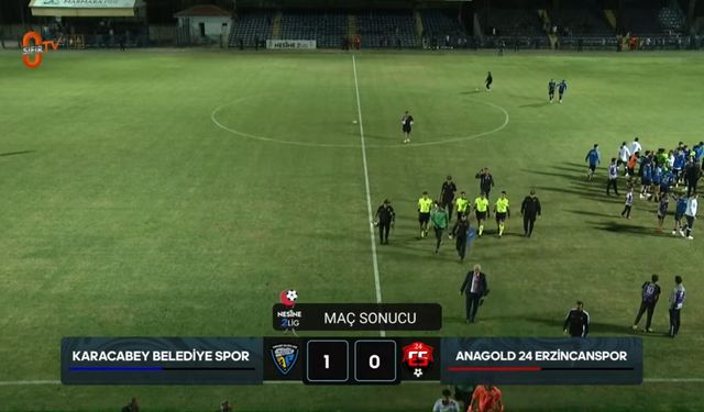 24 Erzincanspor deplasmanda yıkıldı