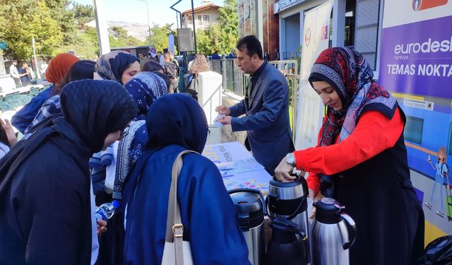 Erzincan'da üniversite öğrencilerine avrupa fırsatları tanıtımı