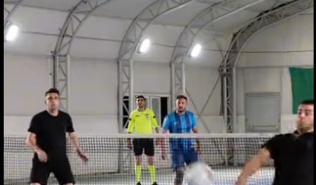 Erzincan’da ayak tenisi heyecanı!