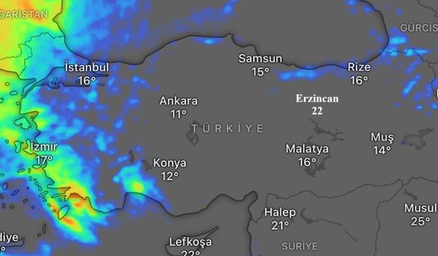 Meteoroloji ülkenin batısını uyarıyor. Peki Erzincan'da hava nasıl olacak?