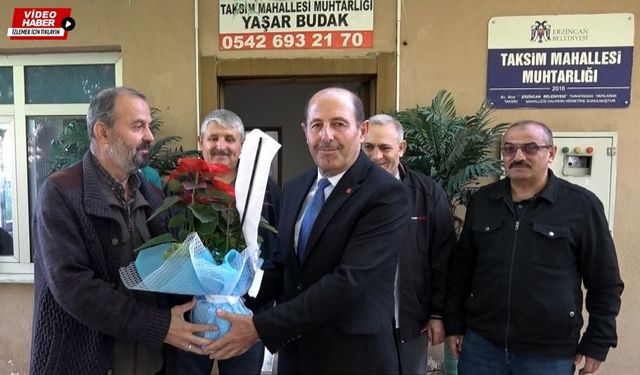 Erzincan’da Muhtarlar Günü’nde bir ilk gerçekleşti