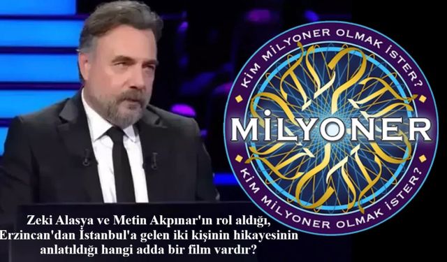 Kim Milyoner Olmak İster yarışmasında Erzincan adı damga vurdu