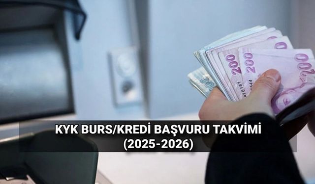 KYK burs ve kredi başvuruları ne zaman başlayacak?