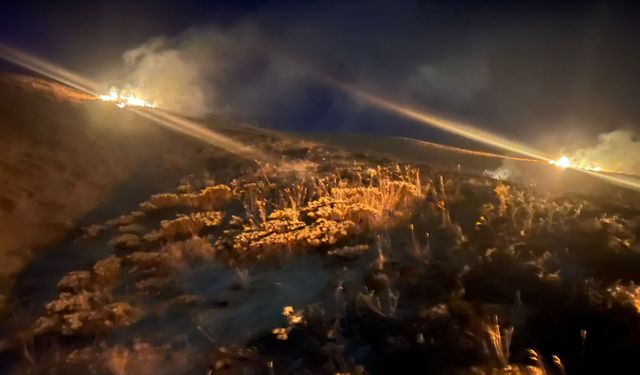 Erzincan'da yangın paniğe neden oldu