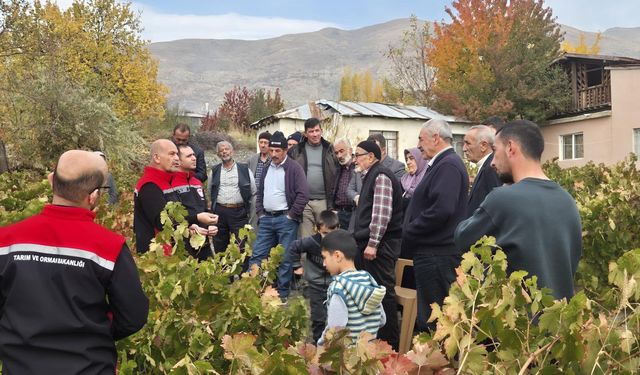 Erzincan’da köylülere uygulamalı eğitim