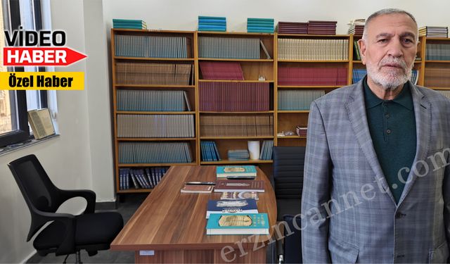 Erzincan’ın en manevi noktasında hizmete girdi