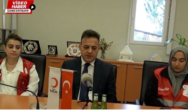Erzincan Kızılay Başkanı Yavuzer,  Kızılay ile Afad’ın  afetlerdeki rolünü anlattı