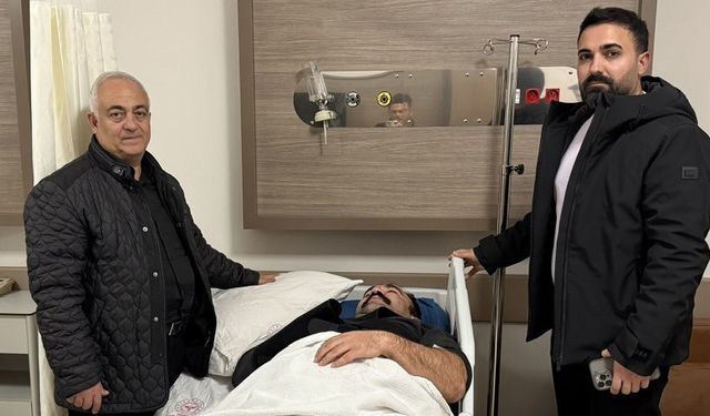 Erzincan Gönüllü Gençler Başkanı Faruk Kocatürk, geçirdiği kazada yaralandı...