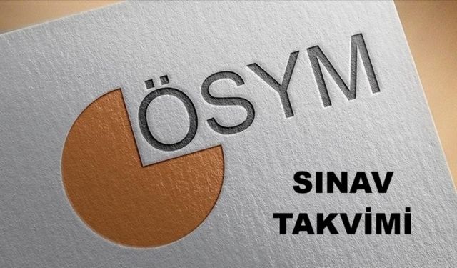 ÖSYM 2026 Yılı Sınav Takvimi açıklandı