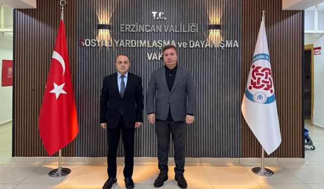 Erzincan Valisi Aydoğdu’dan SYDV’ye moral ziyareti