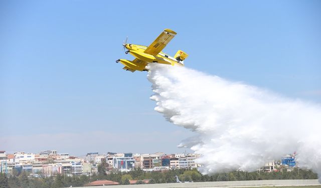 Türk yangın uçağı kayboldu