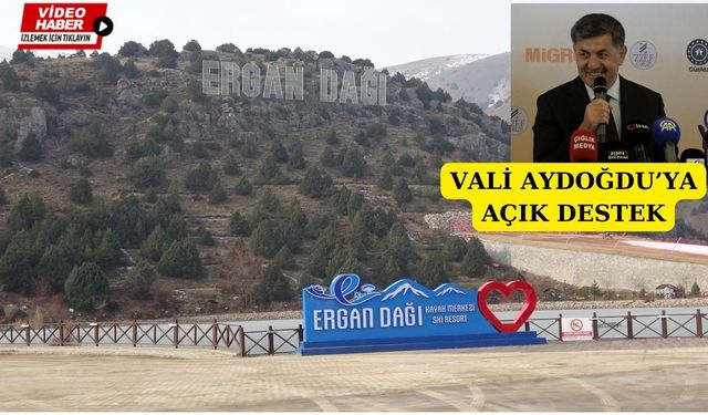 Başkan Aksun'dan "Sakın Gitmeyin” mesajı Ergan Dağı’ndan geldi