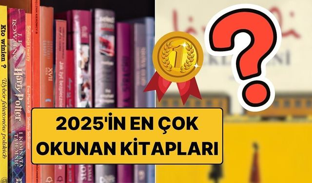 2025'te Türkiye'de en çok okunan kitaplar açıklandı