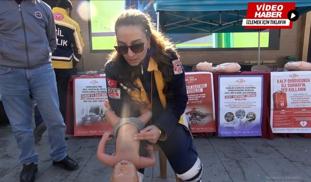 Erzincan’da acil sağlık haftasında en kritik eğitim