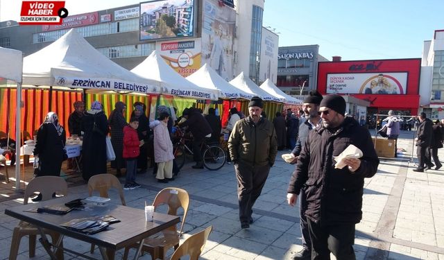 Erzincan’da üniversiteli gençlerden Gazze’ye umut eli