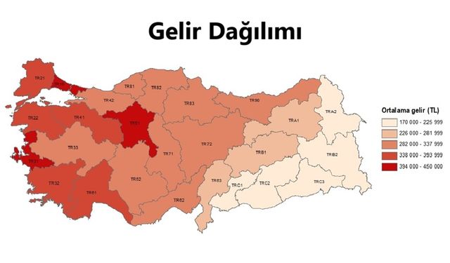 TÜİK açıkladı: Türkiye’de gelir dağılımı dengesizliği artıyor