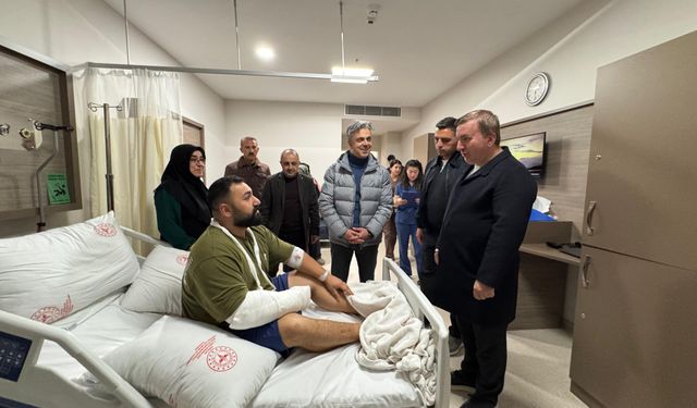 Erzincan Valisi’nden anlamlı dokunuş: Hastalara umut oldu