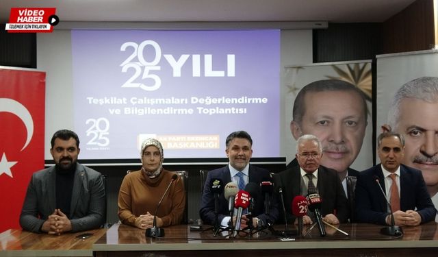 AK Parti Erzincan İl Başkanı Kabadayı: Üye sayımız 11,5 milyonu aştı