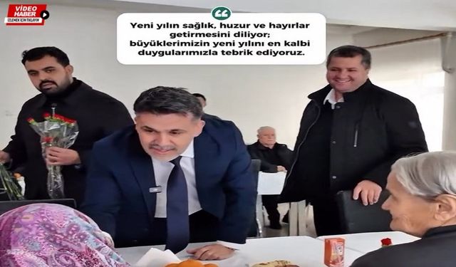 Erzincan'da Huzurevinde yürekleri ısıtan anlar