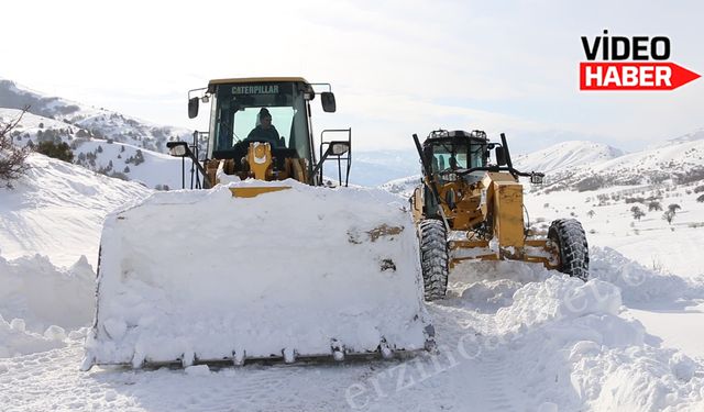 Erzincan’da kaç köy yolu ulaşıma kapalı?