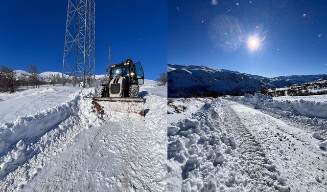 Kemaliye’de Kar Seferberliği: Ekipler Teyakkuzda