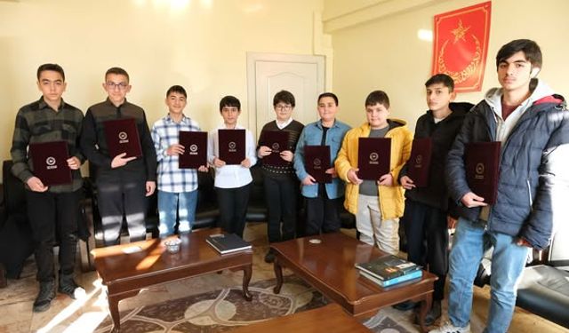 Erzincan’da Kur’an’a adanan emek taçlandı