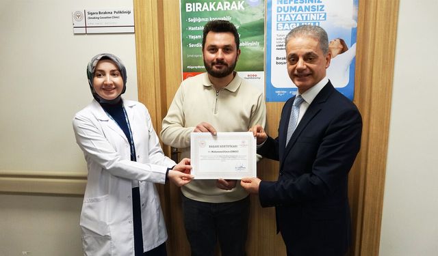Erzincan’da Sigara Bırakmaya Başarı Sertifikası