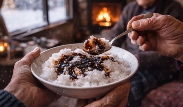 Erzincan'da "Kar yiyen bin yıl yaşar" geleneğinin tam zamanı. İşte alternatifler