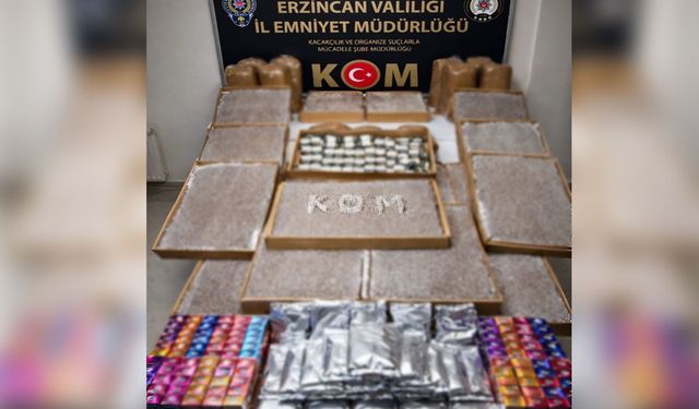 Erzincan Emniyeti’nden Kaçakçılığa Ağır Darbe!