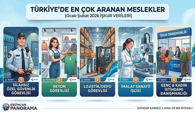 İŞKUR'da en çok aranan meslekler
