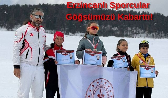 Erzincanlı sporcular Türkiye Şampiyonası’nda Göğsümüzü Kabarttı!