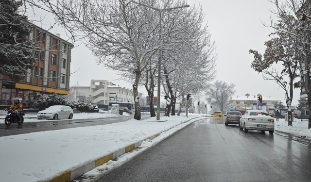 Mart Kapıdan Baktırdı: Erzincan Beyaza Büründü