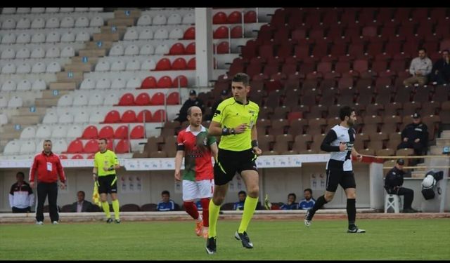 Erzincanlı Hakem Samet Yağcı’ya Trendyol 1. Lig’de Görev