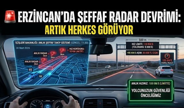 Radar noktalarını artık haritadan takip edebilirsiniz