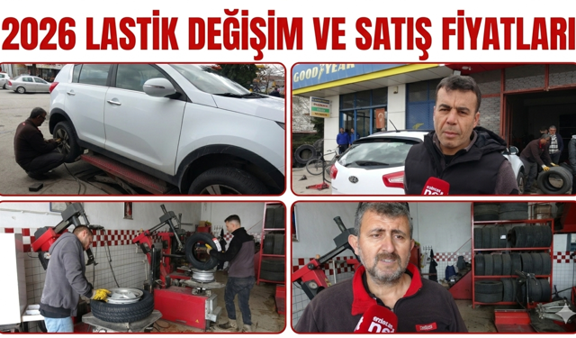 Erzincan’da lastik mesaisi başladı: Fiyatlar açıklandı, ustalar sürücüleri uyardı!