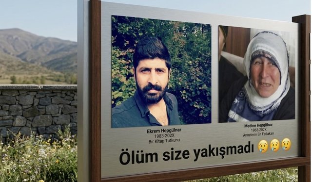 Erzincanlı anne ve oğula hüzünlü veda