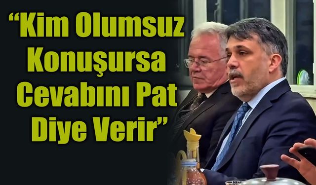 Kabadayı: “Sahada Sessiz Kalmayın, Cevabını ‘Pat’ Diye Verin”