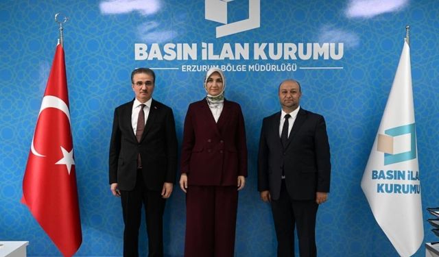 Bakan Yardımcısı Yiğitbaşı’ndan Erzurum Bölge Müdürlüğüne Ziyaret