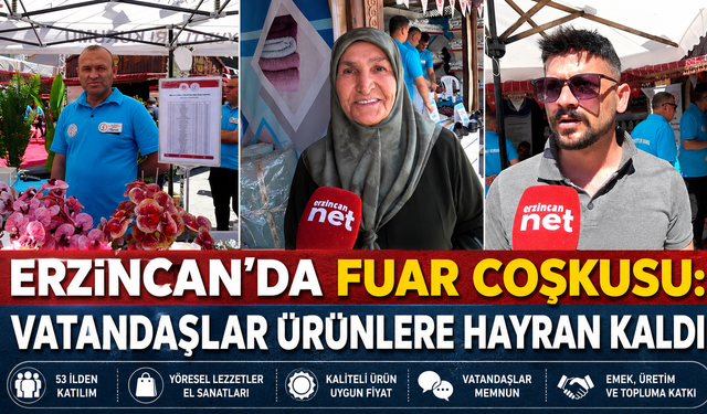 Cezaevlerinde Üretildi, Erzincan’da İlgi Patlaması Yaşadı!” Vatandaşlardan İşyurtları Fuarına Tam Not