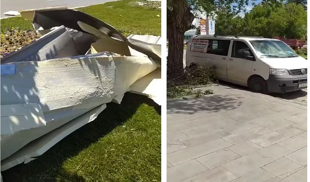 Erzincan'da gündüz vakti faciaya ramak kaldı