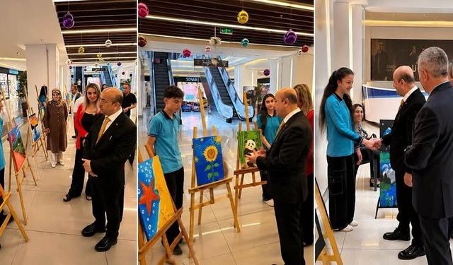 Erzincanpark AVM’de Yıl Sonu Resim Sergisi Açıldı