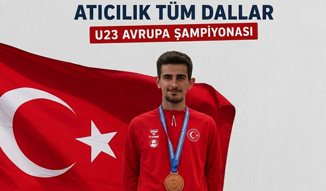 Erzincan’ın Gururu Galip Berat Afal Avrupa Üçüncüsü Oldu!