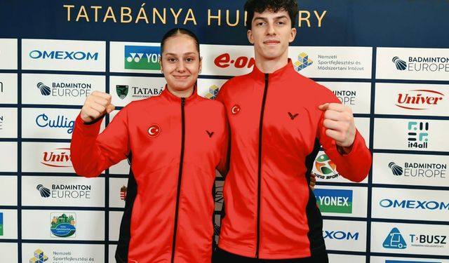 Erzincanlı Badmintonculardan Avrupa’da Derece Garanti!