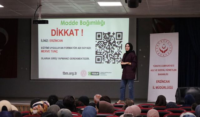 Erzincan’da Kamu Personeline Bağımlılıkla Mücadele Eğitimi