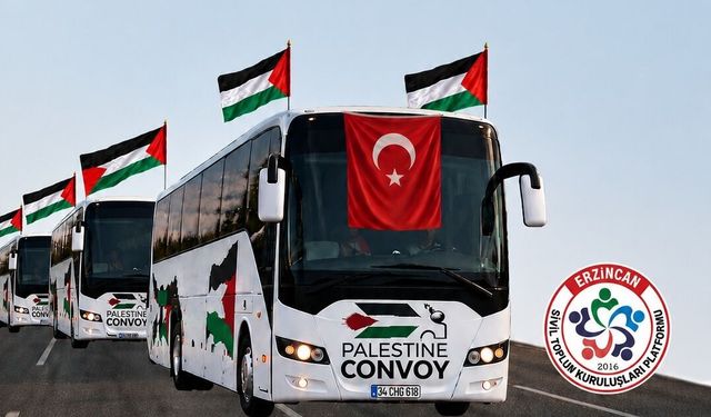 Erzincan’da Filistin İçin Güç Birliği! Konvoy Desteği İçin Kritik Buluşma