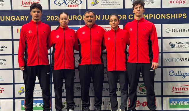 Erzincanlı Milli Badmintoncular Avrupa Şampiyonası'nda