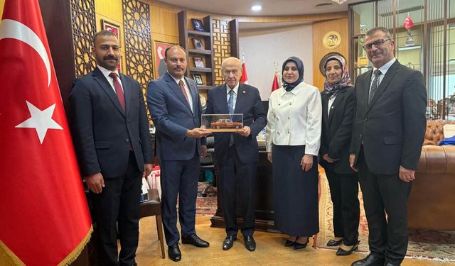 Kongre Sonrası İlk Durak Ankara Oldu: Erzincan İl Başkanı Özarslan Bahçeli’yle Buluştu