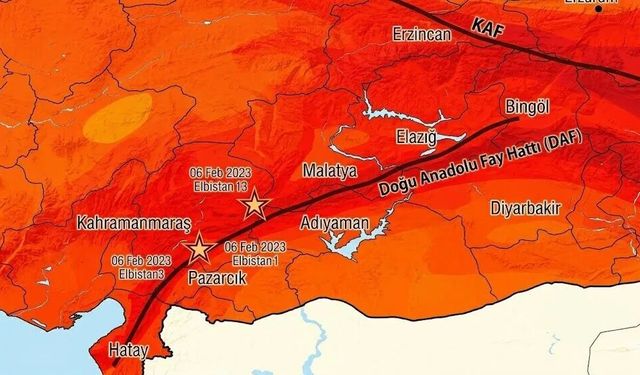 Erzincan Deprem Haritasında Dikkat Çeken Nokta: Fay Hattı Şehrin Neresinden Geçiyor?