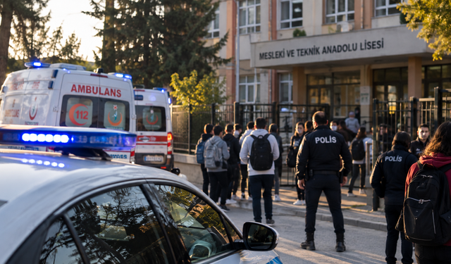 Manisa'da Lise Önünde Silahlı Saldırı! Yaralanan Öğrenciler Var