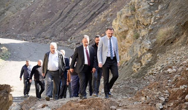 Üzümlü'de Sel Sonrası Onarım Çalışmaları Yerinde İncelendi